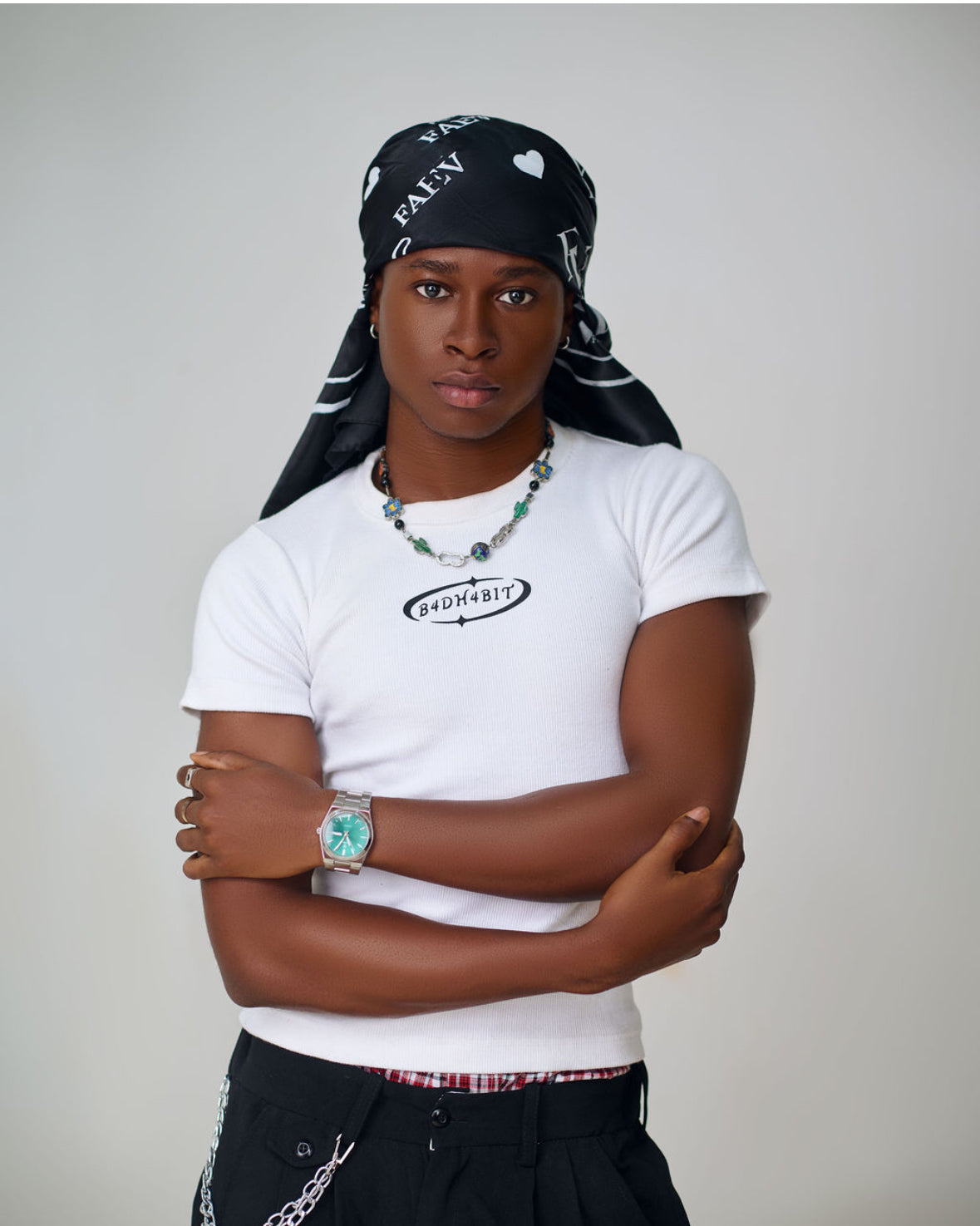 The FAEV scarf - Black & White