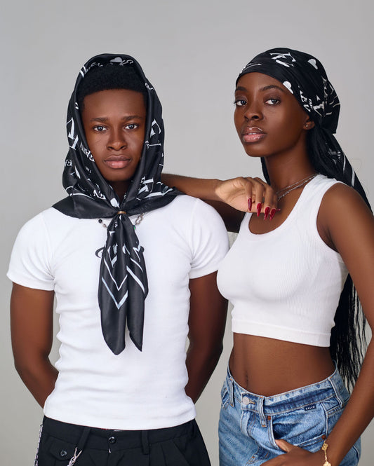 The FAEV scarf - Black & White